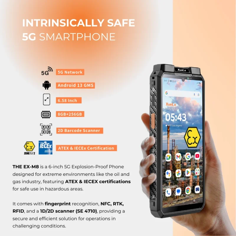 5g rugged mobile xunlx m8